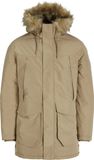 JACK & JONES Winterparka 'CAMP' donkerbeige