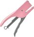 Pincello Kantoor nietmachine/niettang - metaal - 14 cm - roze