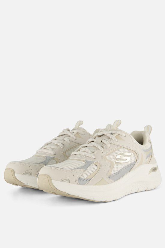 Skechers ARCH FIT 2.0-VINTAGE LUXE Dames Sneakers - Naturel / Grijs
