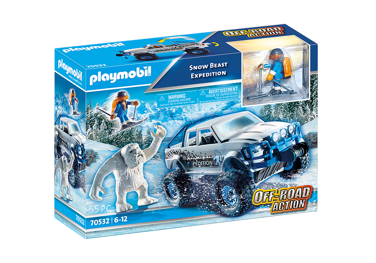Playmobil Off-Road Action Snow Beast Expedition 70532 - Speelgoedfiguren kinderen - Meerkleurig