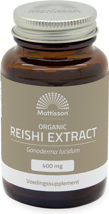 Mattisson - Biologisch Reishi Extract 400mg - 60 capsules