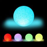 Merkloos 10x LED lichtbol kleurverandering - Sfeerverlichting - 15 cm - Voor binnen