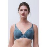 Chantelle Legend Soutien-gorge plongeant avec armatures et rembourrage - 70A - Bleu
