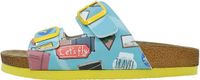 DOGO Stella - Let's Fly 38 Sandalen met hak Blauw Imitatieleer