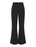 YAS Yasvictoria Hmw Flared Pant S. Noos dames, zwart