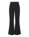 YAS Yasvictoria Hmw Flared Pant S. Noos dames, zwart