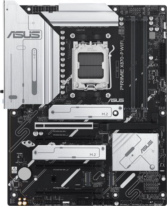 ASUS PRIME X870-PLUS WIFI - Moederbord - Socket AM5 - DDR5 - ATX