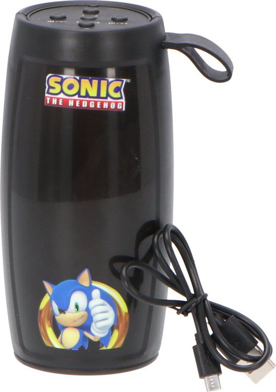 Sonic 5 V Bluetooth Speaker - Oval - Black/Multi