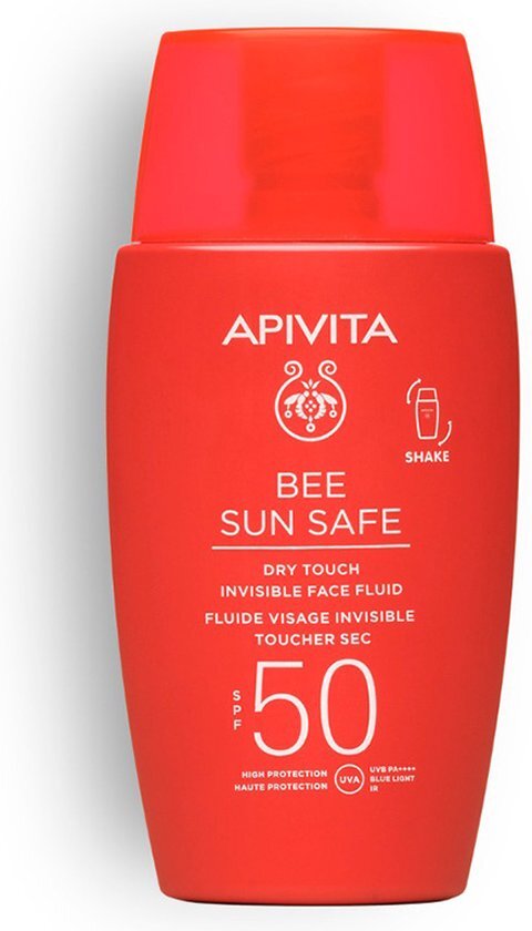 Apivita Dry Touch Invisible Face Fluid SPF50