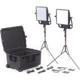 Litepanels Astra 6X + Soft Bi-Color Traveler Duo V-Mount Kit (935-3213)