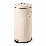 Relaxdays Vuilnisbak - 30 l - beige