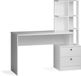 Vicco Denton Eettafel – 136 x 55 cm met 2 laden Wit