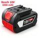 Bosch 18 V 6,0 Ah batterie de remplacement : compatible avec BAT618 BAT609 BAT619