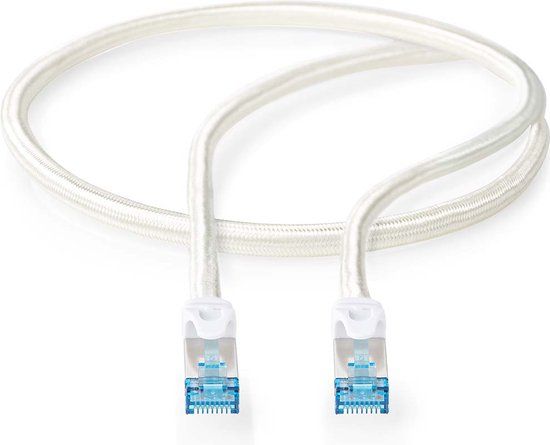 Nedis CAT6a Netwerkkabel - RJ45 - RJ45 - 0.5m - Zilver