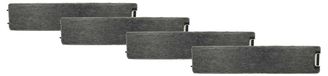Filtres à charbon actif pour hottes aspirantes (lot de 4)