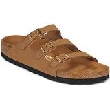 Birkenstock Florida Fresh, Sandales Femme, Mink, 36 EU Étroit