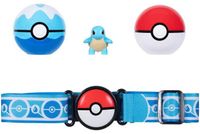 POKEMON Poké Ball riem Clip'N Go, Carapuce, avec 2 Poké Balls et une figurine