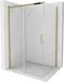 Mexen Omega cabine de douche coulissante 110 x 90, transparent, or