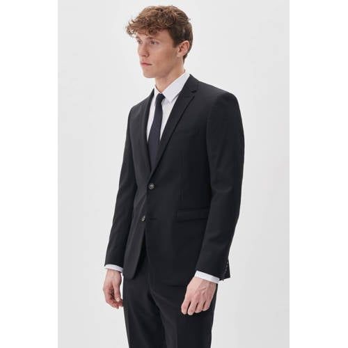 Matinique George F regular fit colbert zwart