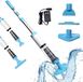 Wan GmbH Aspirateur de piscine - Nettoyeur sans fil - Nettoyage de piscine - Polyvalent 3-en-1 - Longueur 165cm - Bleu