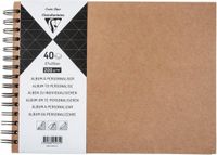 Clairefontaine Spiraal Schetsboek - 320 x 240 mm - Bruin Kraft - 200g
