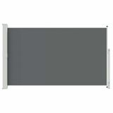 vidaXL Uittrekbaar Zijscherm Rechthoekig 180 x 300 cm Polyester Antraciet