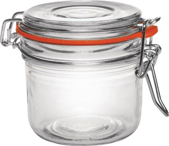 Weckpot - Glas - 125 ml - Home Made - Rond - Beugeldeksel - Vaatwasserbestendig