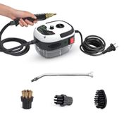 Merkloos Stoomreiniger 2500W Handstoomreiniger Met Borstelkoppen Compact Formaat 19 x 15 x 13 cm