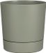 Mica Decorations Bloempot Coco - olijfgroen - H40 x D38 cm - kunststof - buiten