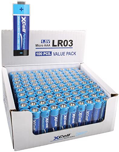 XCELL AAA Micro Super Performance alkaline batterijen 1,5 V - 100 stuks