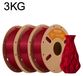 PLA-filament voor 3D-printers - Standaard PLA 1,75 mm - Spoel van 3 kg - Weinig krimp - Geschikt voor FDM 3D-printers en 3D-pennen - Roze