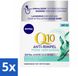 NIVEA Q10 POWER Dagcrème Anti-Rimpel Gezichtscrème SPF 15 50 ml (5 stuks)