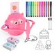 Robot de dessin pour enfants - 100 cartes - Avec crayons de couleur - À partir de 3 ans