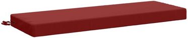 vidaXL Bankkussen SOEST 100% Polyester Wijnrood 100 x 40 x 8 cm