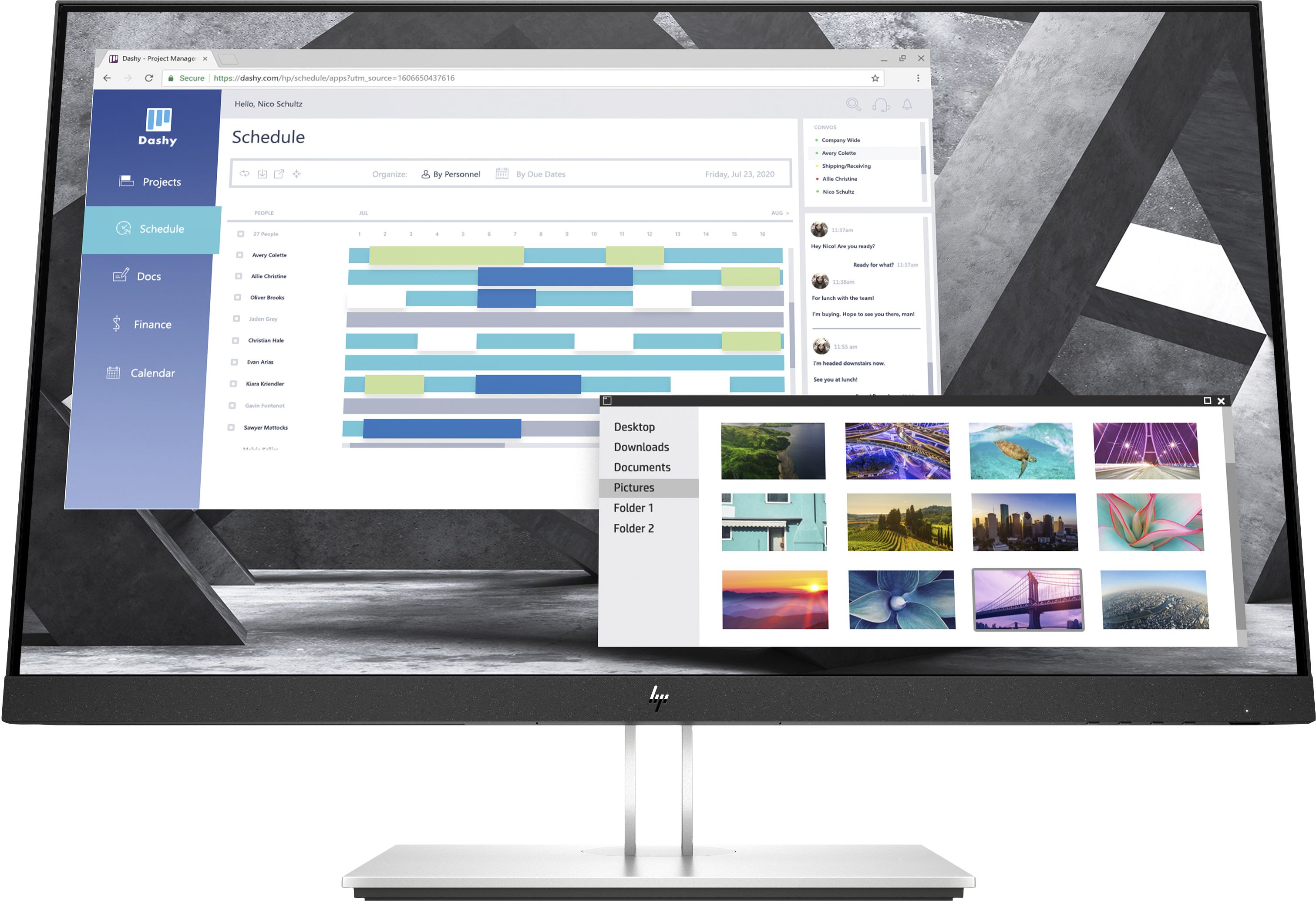 HP E27q G4 27" QHD Monitor - IPS, 60Hz, USB Hub