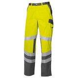 BP Signaalbroek 2110-845 Mannen Warngelb/Dunkelgrau Polyester