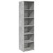 vidaXL Hoge kast, betongrijs, 45x41x185 cm, bewerkt hout