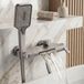 Merkloos Badkraan waterval - Handdouche - Staalgrijs - 1,5 m slang
