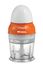 Ariete 1836 Choppy, chopper, 160 W, inhoud 250 ml, roestvrijstalen messen, pulsfunctie, oranje, 10,5 x 10,5 x 20 cm