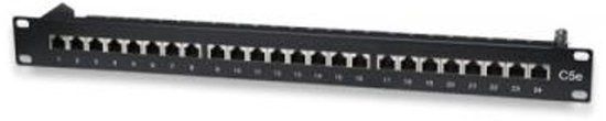 WP WPC-PAN-5F-24 Patch Panel 1U Cat5e RJ-45 Black