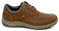 Rieker Heren Nubuck Veter/Rits Schoenen Breed Bruin Maat 40