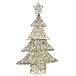 vidaXL Sapin de Noël 150 cm Rotin Blanc chaud LED