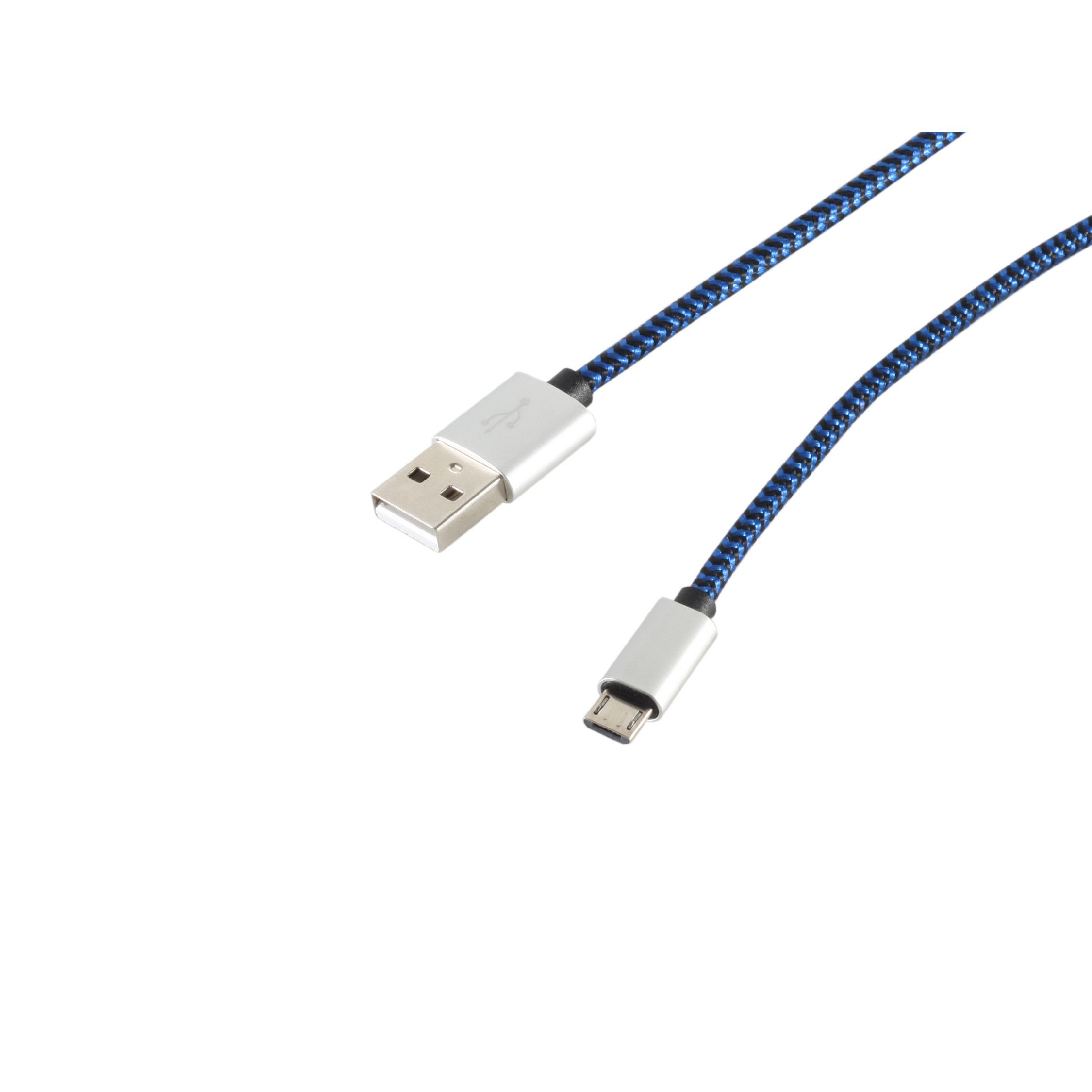 S-Impuls 14-50017 USB-kabel - blauw - 0,3 m