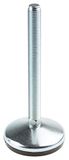 RS PRO Verstelbare voet M16 tot 1000 kg x 150 mm, tot 10 ° kantelbaar/rubber verzinkt staal x 185