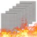 Merkloos Grillmatten set - 6 stuks - Antiaanbaklaag - 40 x 33 cm