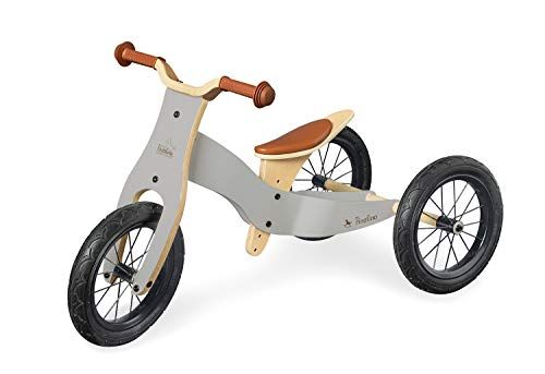 Pinolino Loopdriewieler Oskar - grijs/natuur