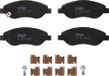 TRW Bremsbelagsatz, Scheibenbremse GDB1713 | Compatibel met: OPEL CORSA D