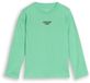 Tom Tailor - T-shirt met lange mouwen en print op de rug - Maat 92/98 - leafy green