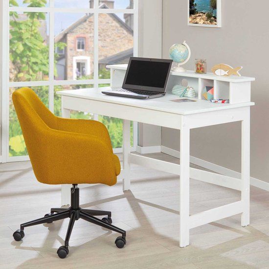 Interlink Bureau - 110 cm - Wit