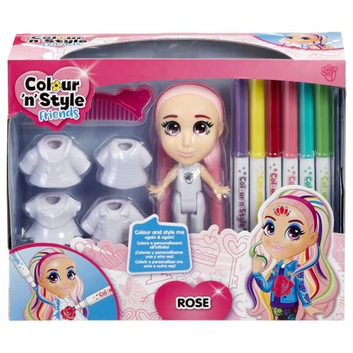 Goliath Colour ‘N’ Style Friends Rose - Teken en Versier je Eigen Pop - Meisjesspeelgoed
